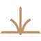 Ekena Millwork Redmond Smooth Timber Gable Bracket, Western Red Cedar, 96"W x 64"H x 3 1/2"D x 5 1/2"F, 16/12 Pitch GBW096X64X0406RED00SWR - alternate 1
